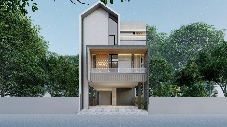 Kost Ibu Dewi, proyek AK Studio di Mulyosari Surabaya